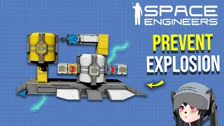 Weird Ways to Prevent Ship Hydrogen Tank Explosion, Space Engineers