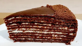 Торт "СПАРТАК" Самый нежный шоколадный медовик| Spartak tort tayorlash