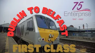 Dublin To Belfast Train First class Dining Enterprise🥂   4K