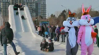 Снежный Городок  Ледяные Горки - Благовещенск 2019