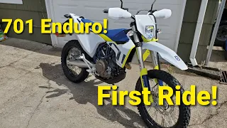 BRAND NEW 701 Enduro! Is it any good?! First Ride and Impressions!