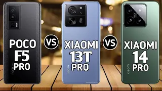 Poco f5 pro vs Xiaomi 13t pro vs Xiaomi 14 pro