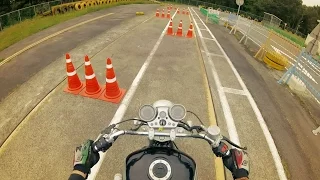 Korean Motorcycle Test 2017 - 2nd Attempt + Practice 오토바이 면허 시험