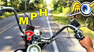 HOW FAST Is My 1979 HARLEY Davidson SHOVELHEAD FXS 80? / Meeting Country Coder A NEW Youtuber