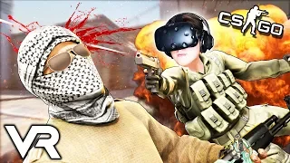 CS:GO В VR! ДУЭЛЬ! АЛЕКС ФОКС ПРОТИВ СЛЕДОВАТЕЛЯ ( HTC Vive )