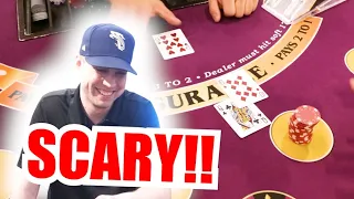 🔥CLUTCH🔥 10 Minute Blackjack Challenge - WIN BIG or BUST #178