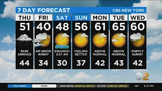 New York Weather: CBS2 3/17 Evening Forecast at 6PM