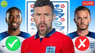 MY REACTION - ENGLAND WORLD CUP SQUAD ANNOUNCEMENT!