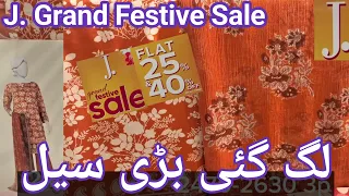 J. Junaid Jamshid Grand Festive Sale Flat 40% OFF