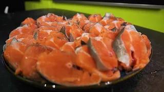 Чипсы (Джерки) из горбуши - ВЯЛИМ и СУШИМ рыбу к пиву - вкуснейший рецепт за 2 минуты!