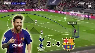 Messi Steals the Show at Wembley | Tottenham vs Barcelona 2-4 | Tactical Analysis