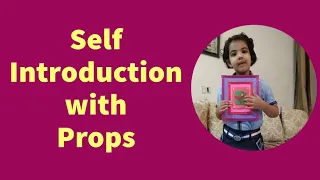 Best Self Introduction using prop | Lines about myself in english for kids @UrvisMagicalWorld