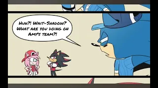 Shadow Doesn't Want To Be On Sonic's Team 🦔 / Comic Made By RISZIARTS