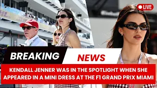 Kendall Jenner Was in the Spotlight when she Appeared in a Mini Dress at the F1 Grand Prix Miami