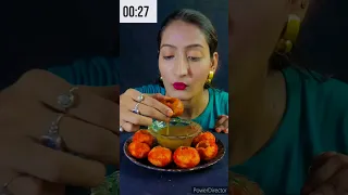 30 SECOND 8 SPICY🔥PANIPURI EATING CHALLENGE #eatingchallenge #shorts #ytshorts