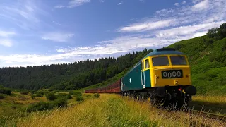 NYMR - Class 47 47077 'North Star' and Class 37s 37264 and 37403 in Northdale and Fen Bog