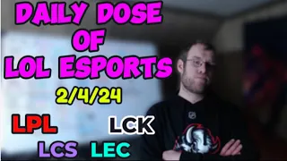 Daily Dose of Lol Esports (2/4/24)