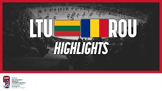 Highlights | Lithuania vs. Romania | 2023 #IIHFWorlds Division 1A