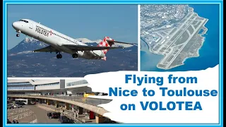 Travel Vlog France, take-off from Nice and landing at Toulouse