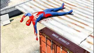 GTA 5 SPIDERMAN Ragdolls 4k Compilation #95 (GTA 5 Fails, Funny Moments/Ragdolls)