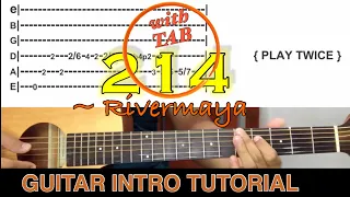 214 - Rivermaya | GUITAR INTRO - BASS TUTORIAL (with TAB) | Acoustic