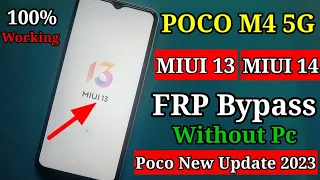 Poco m4 5g frp bypass !! poco m4 5g frp bypass 2023 !! poco MIUI 13 frp bypass!! poco frp bypass...