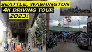 Seattle, Washington | 4k Driving Tour | 2023