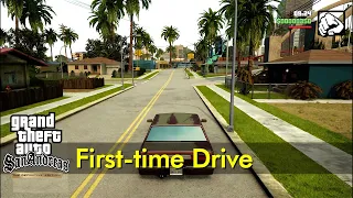 First-time drive in Los Santos | GTA: San Andreas - Definitive Edition