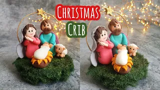 DIY Christmas Crib | Christmas Decoration Ideas | Christmas Craft Ideas | Clay Craft Ideas