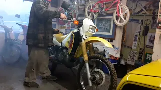 suzuki ts125r start up