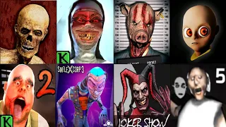 Best Ending - Granny 5 Metro Escape, Room 817, Joker Show, Mr Meat 2, Baby In Yellow, 911 Cannibal +