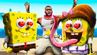 El fastidioso Bob Esponja tiene una novia en GTA 5