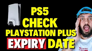 PS5: How To Check PlayStation Plus Expiry Date on PS5