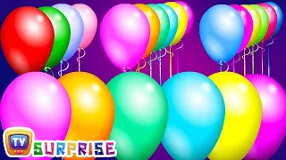 Surprise Eggs Funny Balloons Popping Show for LEARNING NUMBERS – Learn To Count 1 to 10 | ChuChu TV