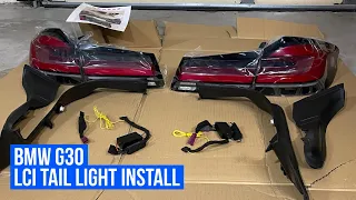 BMW G30 : AMAZON LCI TAIL LIGHT INSTALL