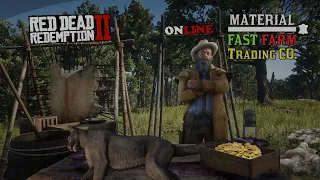 Red Dead Redemption 2 Online Быстрый Фарм Материалов для Крипса! Fast Farm Materials for Trading!