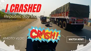 The day when I Crashed on my Dominar 400 | Republic day ride with DOC | Dominar Owners Club MAH