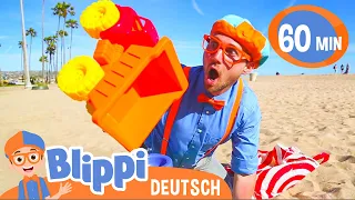 Blippi Deutsch - Blippi lernt zählen am Strand | Abenteuer und Videos für Kinder