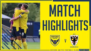 Oxford United v AFC Wimbledon highlights