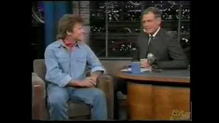 John Fogerty Plays "Down on the Corner" & Gets Interviewed by David Letterman!