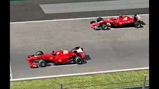 Ferrari F1 2017 vs Ferrari F1 2009 - Monza