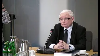 Jarosław Kaczyński zeznaje przed komisją śledczą ws. Pegasusa