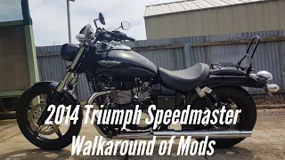 Triumph Speedmaster 2014 Air-Cooled 865cc EFI |  Walkaround of Modifications