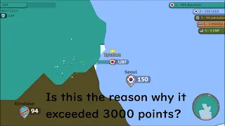 Paper.io 2 (World Conflict) to score 3066 (169th 100%!!!)