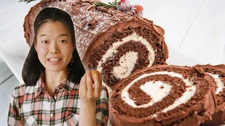 The Most Beautiful Buche De Noel By June | Delish