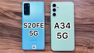 Samsung Galaxy S20 FE 5G vs Samsung Galaxy A34 5G