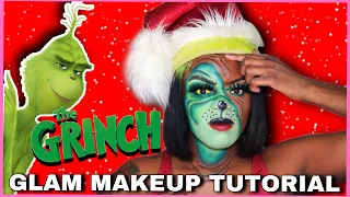 The Grinch Glam Illusion Makeup