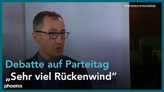 Grünen-Parteitag: Cem Özdemir im Interview (Tag 1)