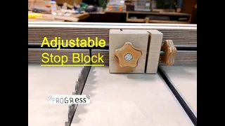 Micro Adjustable Stop Block