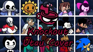 Knockout but Every Turn a Different Character Sing It (FNF Knockout Everyone Sings) - [UTAU Cover]